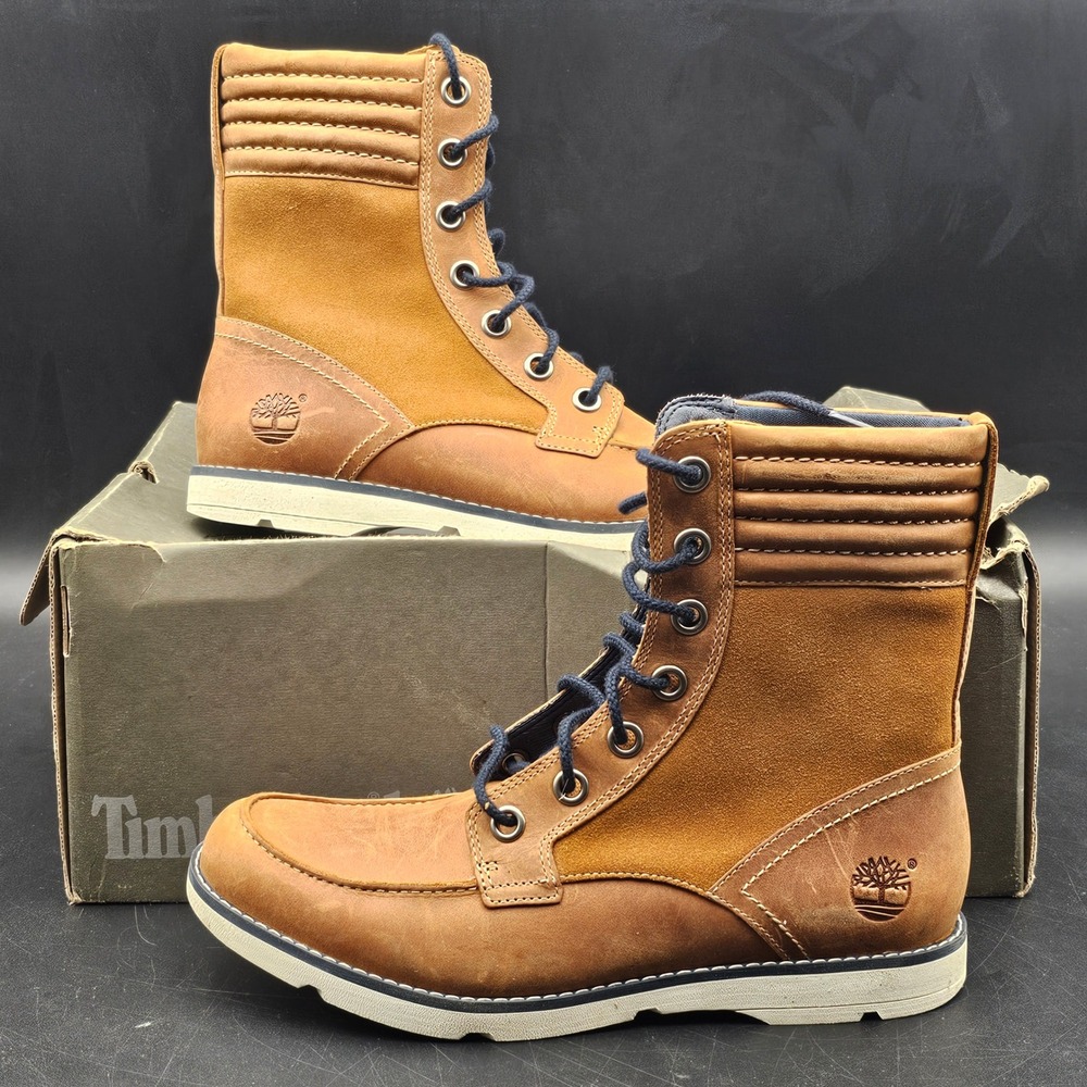 Timberland Sumter 6 Inch Tan Leather Boots Womens size  7.5 A12NW